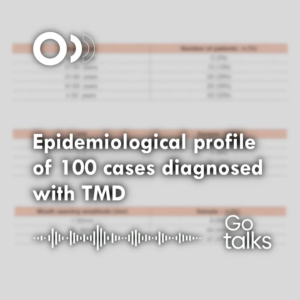 Epidemiological profile of 100 cases diagnosed with TMD