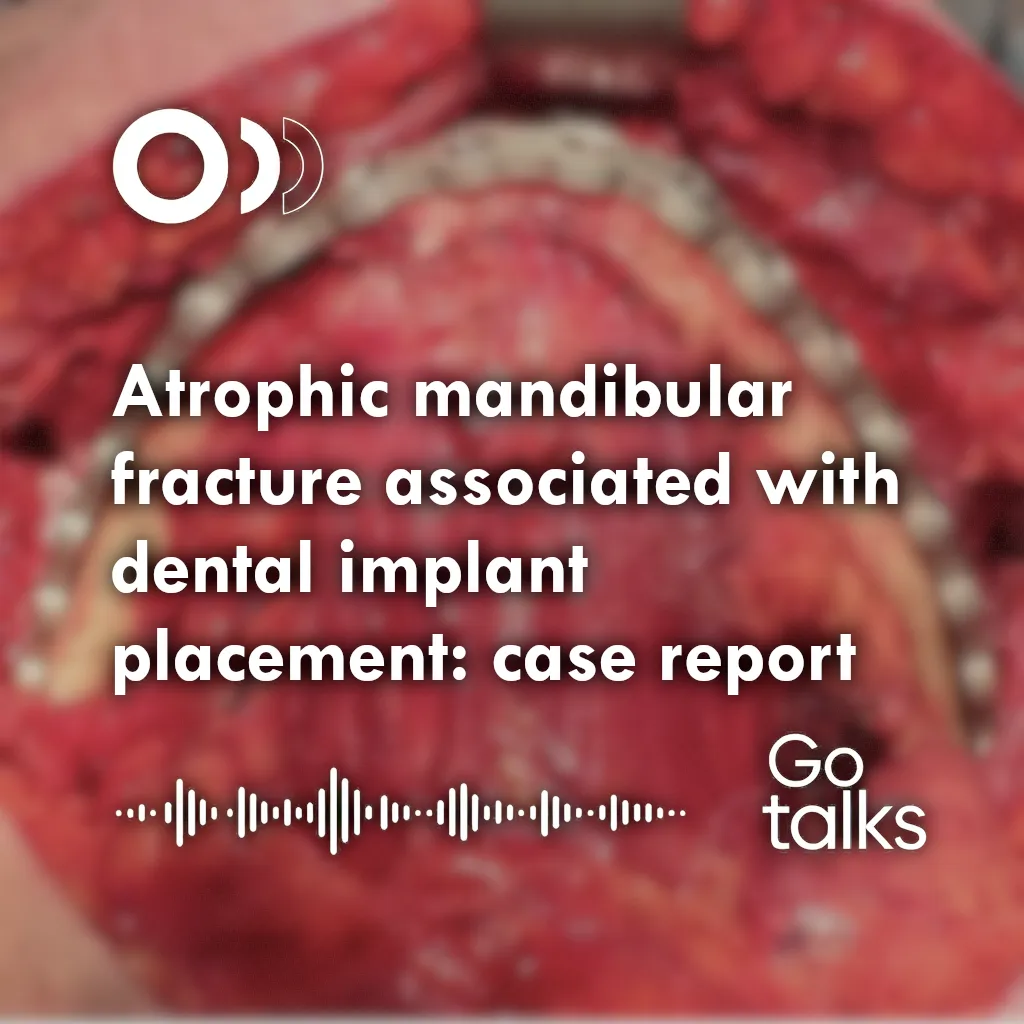 Atrophic mandibular fracture associated with dental implant placement: case report