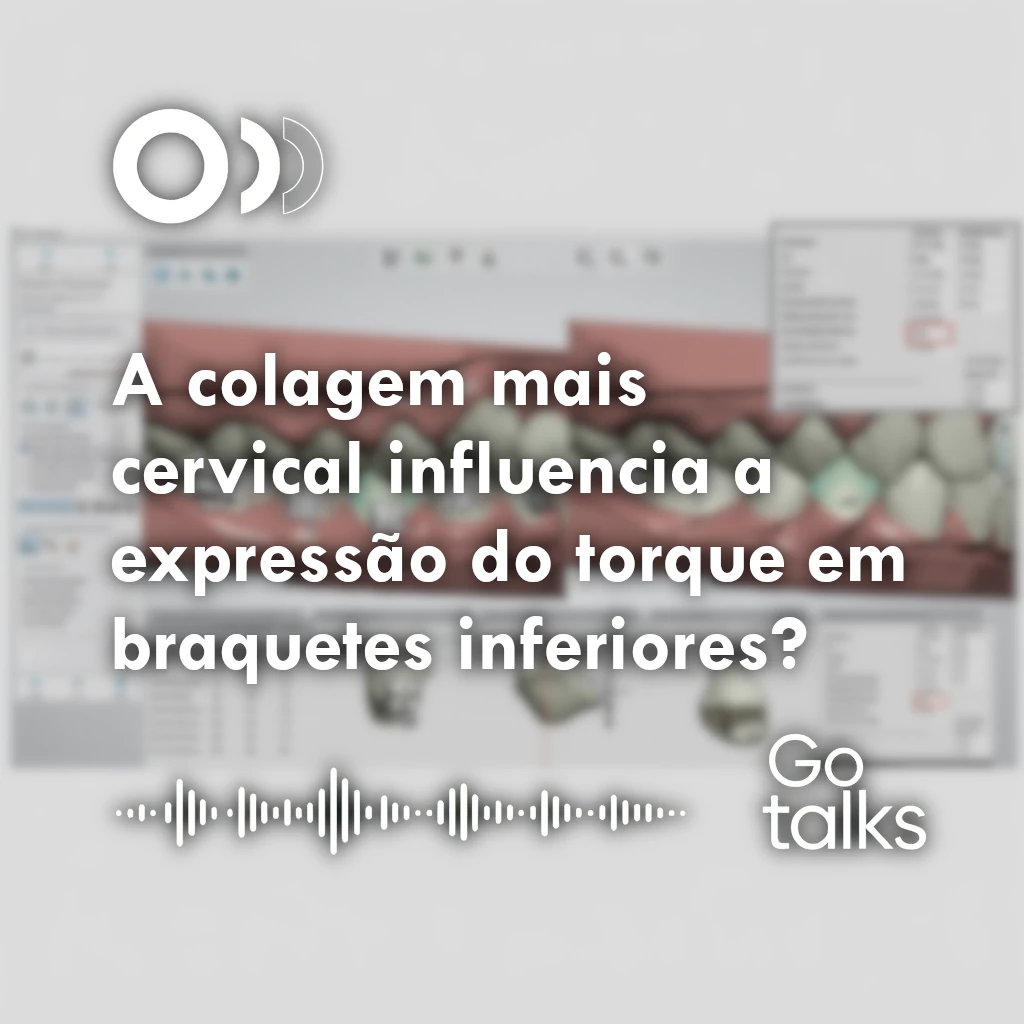 A colagem mais cervical influencia a expressão do torque em braquetes inferiores?